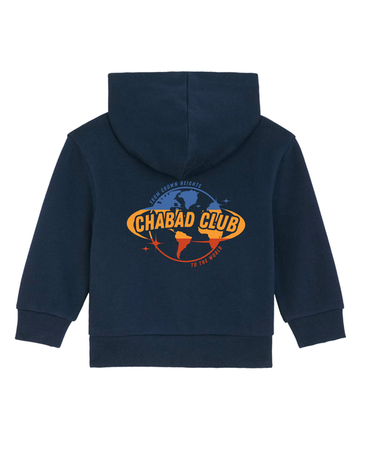 CHABAD CLUB GILET BEBE 770 NAVY VERSO