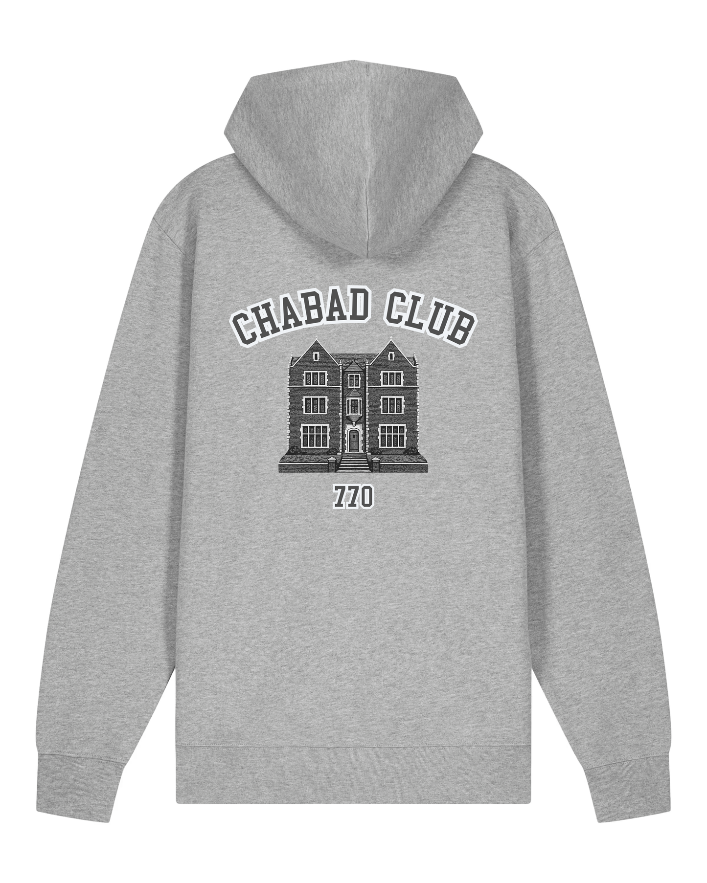 CHABAD CLUB GILET SYNA GRIS VERSO