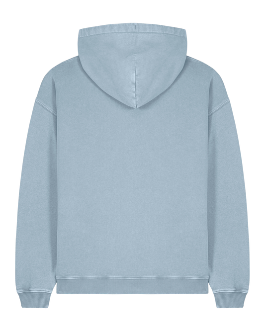 CHABAD CLUB SWEATSHIRT DOLLAR BLEU CIEL VINTAGE VERSO