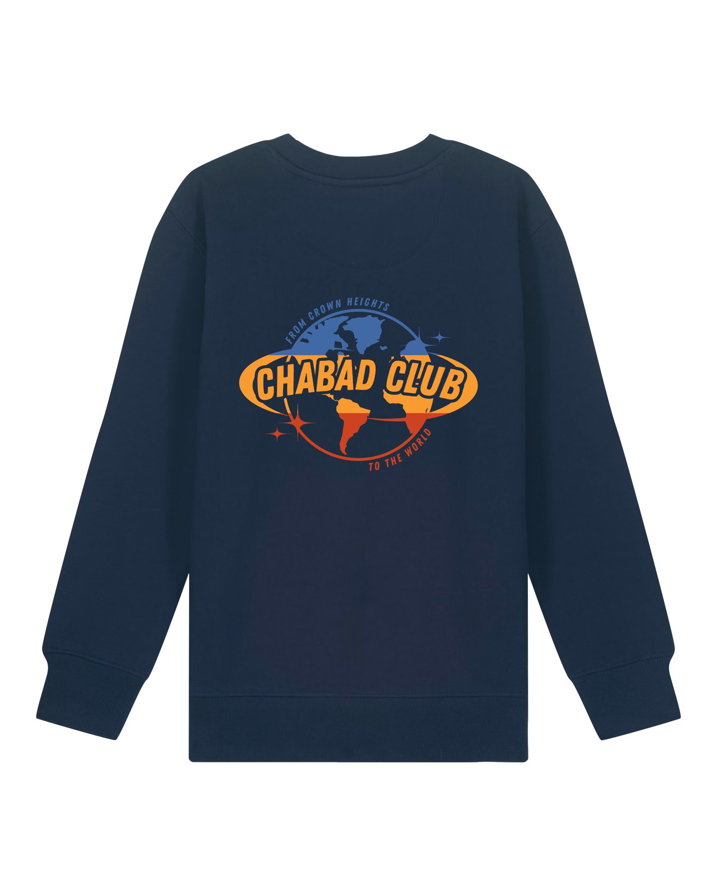 CHABAD CLUB SWEAT ENFANT 770 NAVY VERSO