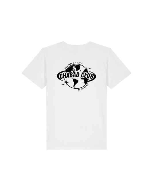 CHABAD CLUB TSHIRT ENFANT FCHTTW BLANC VERSO