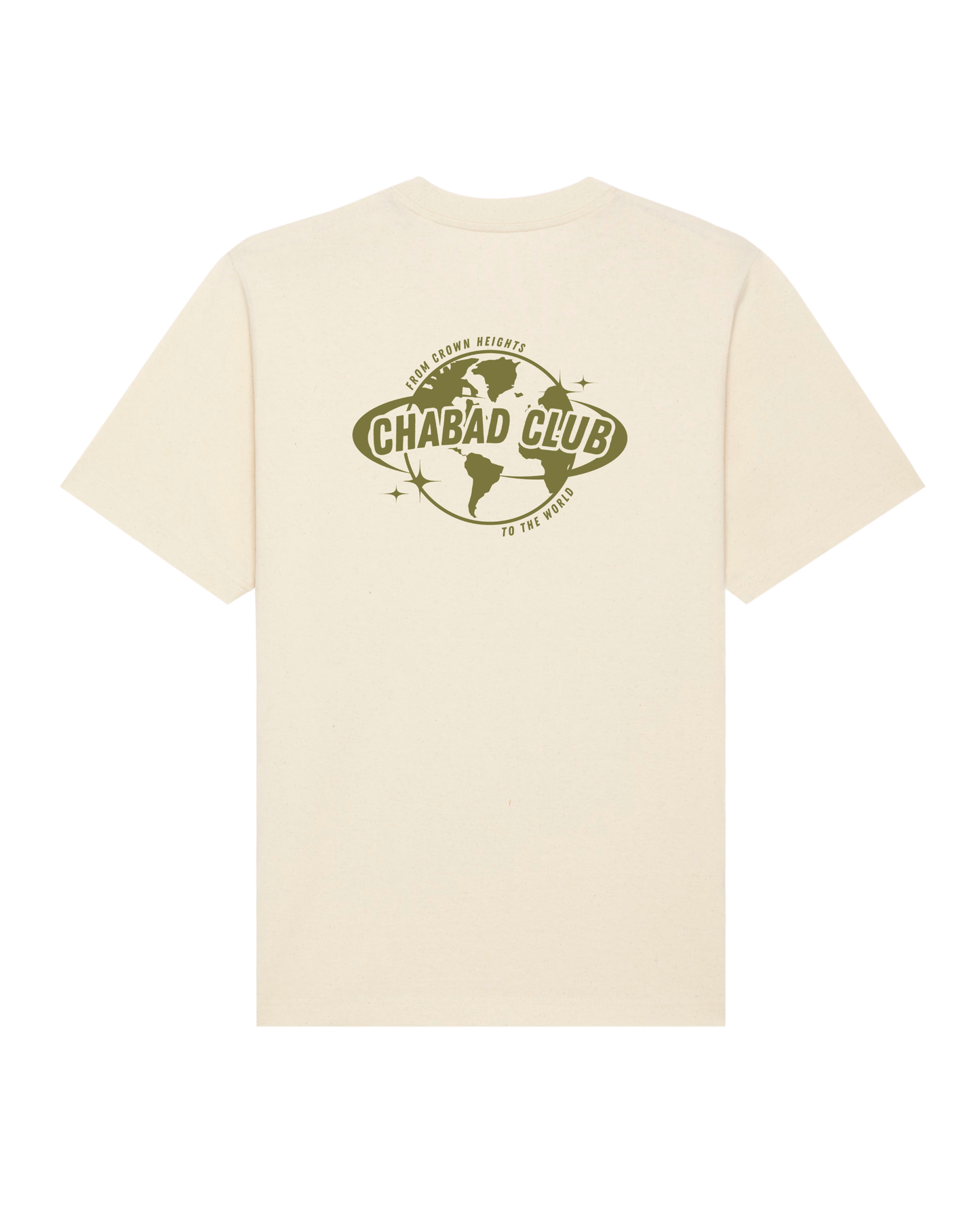 CHABAD CLUB TSHIRT FCHTTW ECRU VERSO