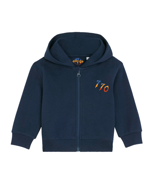 CHABAD CLUB GILET BEBE 770 NAVY RECTO