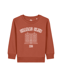 Sweatshirt Enfant Chabad Club 770 Terracotta