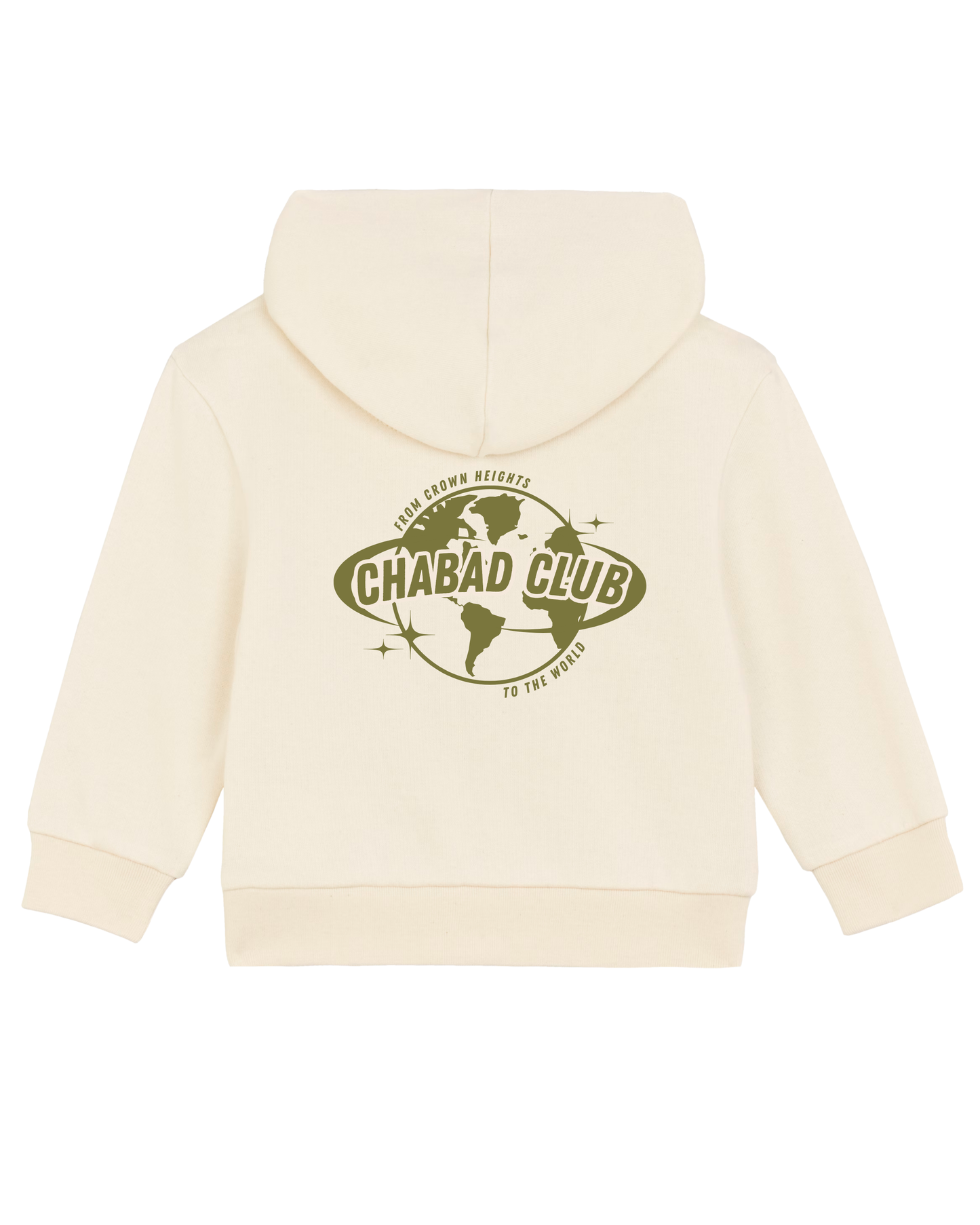 CHABAD CLUB GILET BEBE 770 ECRU VERSO