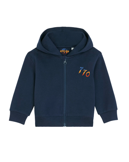 CHABAD CLUB GILET BEBE 770 NAVY RECTO