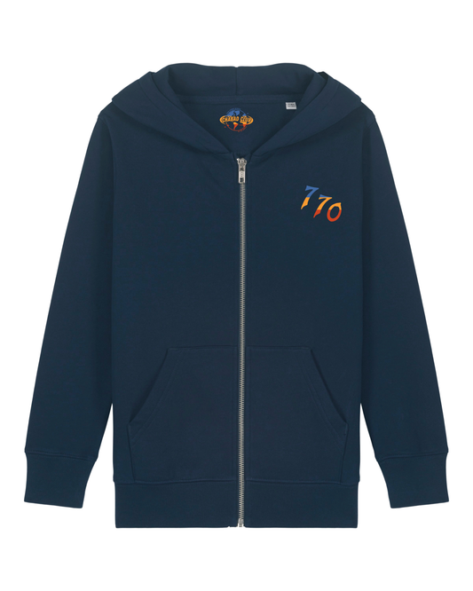 CHABAD CLUB GILET ENFANT 770 NAVY RECTO