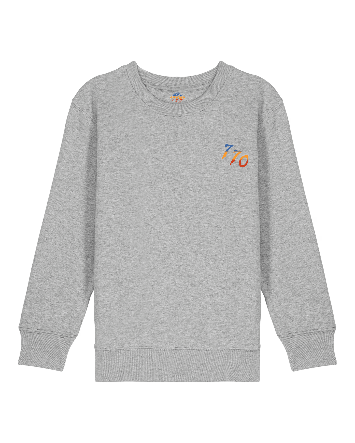 CHABAD CLUB SWEAT ENFANT 770 GRIS RECTO