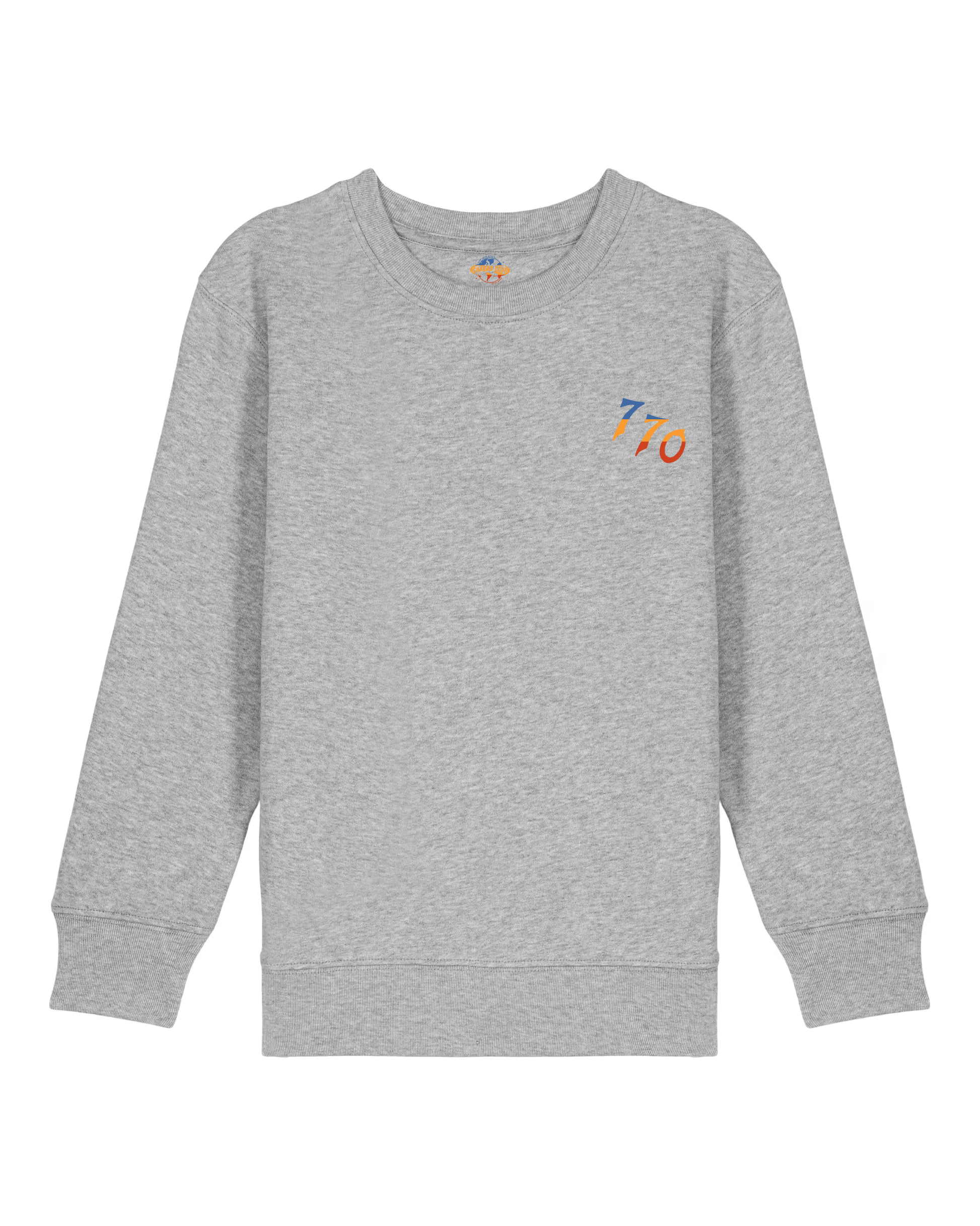 CHABAD CLUB SWEAT ENFANT 770 GRIS RECTO