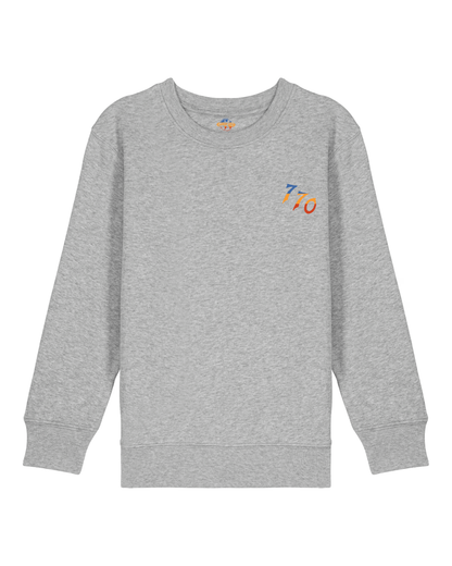 CHABAD CLUB SWEAT ENFANT 770 GRIS RECTO