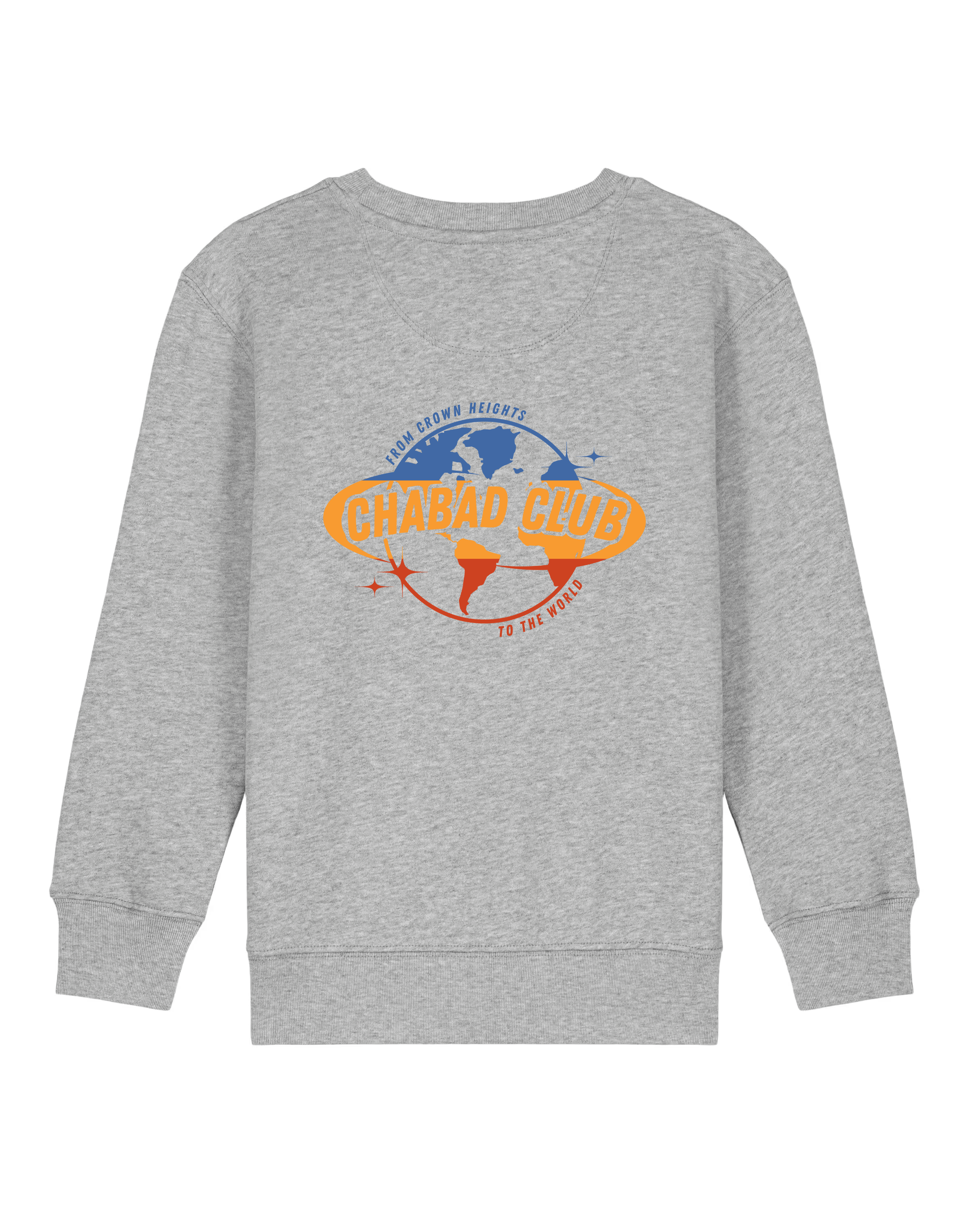 CHABAD CLUB SWEAT ENFANT 770 GRIS VERSO