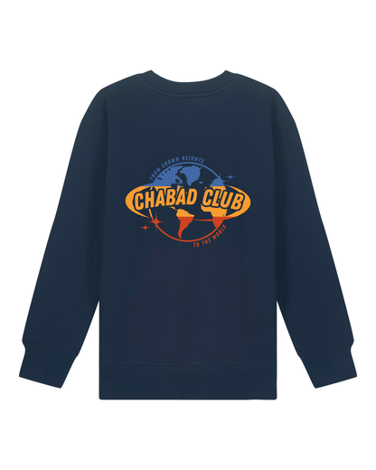 CHABAD CLUB SWEAT ENFANT 770 NAVY VERSO