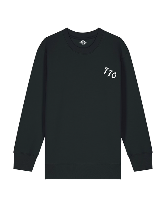 CHABAD CLUB SWEAT ENFANT 770 NOIR RECTO