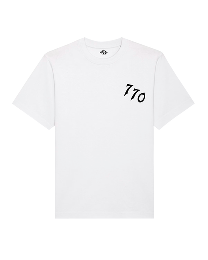 CHABAD CLUB TSHIRT 770 BLANC RECTO