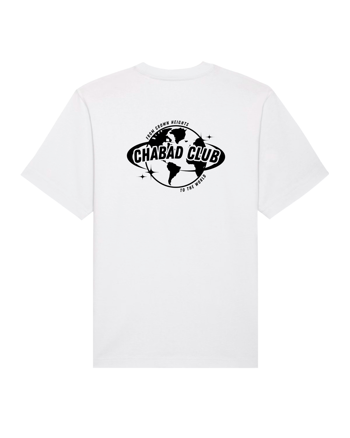 CHABAD CLUB TSHIRT 770 BLANC VERSO
