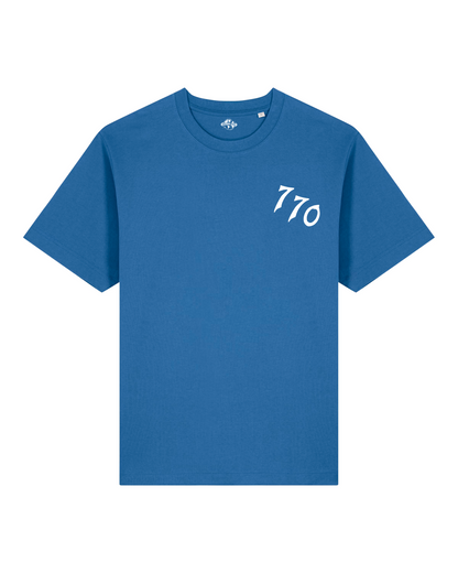 CHABAD CLUB TSHIRT 770 BLEU RECTO