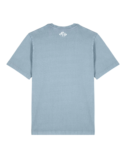 CHABAD CLUB TSHIRT DOLLAR BLEU CIEL VINTAGE VERSO