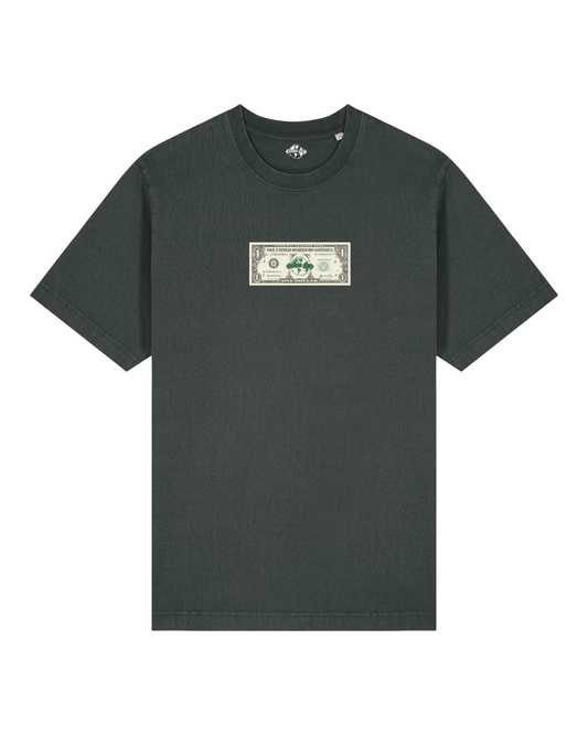 CHABAD CLUB TSHIRT DOLLAR NOIR VINTAGE RECTO