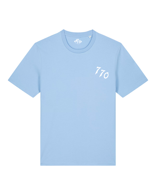 CHABAD_CLUB_TSHIRT_DROIT_770_BLEU_CIEL_RECTO