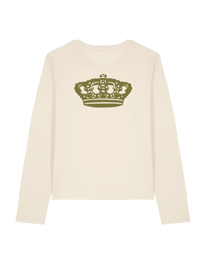 CHABAD CLUB TSHIRT MANCHES LONGUES MOSHIACH ECRU VERSO