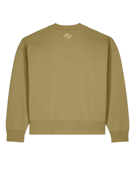 Sweatshirt Chabad Club 770 Olive
