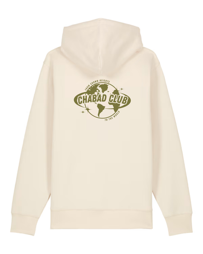 Gilet à capuche Écru